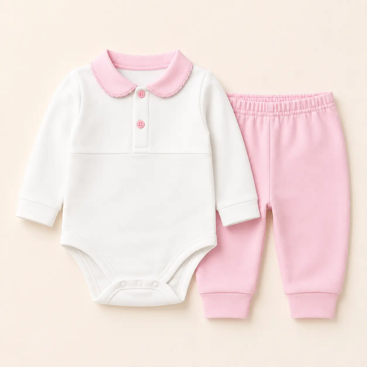 Conjunto body e calça Grife Kids Baby referência 30109